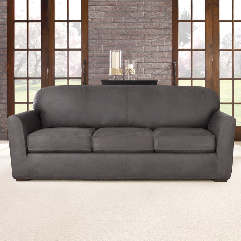 Sure Fit Ultimate Stretch Box Cushion Sofa Slipcover & Reviews Wayfair
